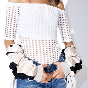 NWOT Kendall + Kylie Off the Shoulder Top
